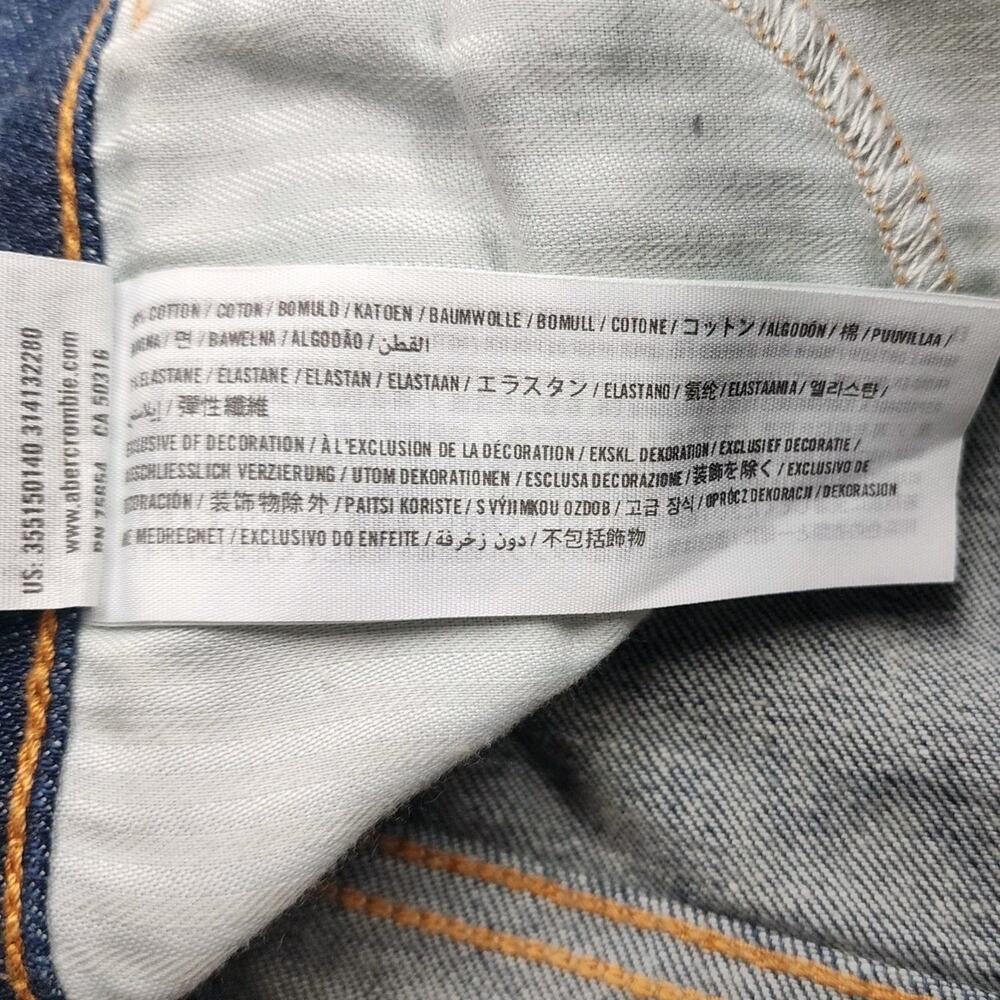 Hollister Bootcut Jeans Low Rise Dark Was Bkue Denim Womens Size 29 Long - Picture 5 of 10